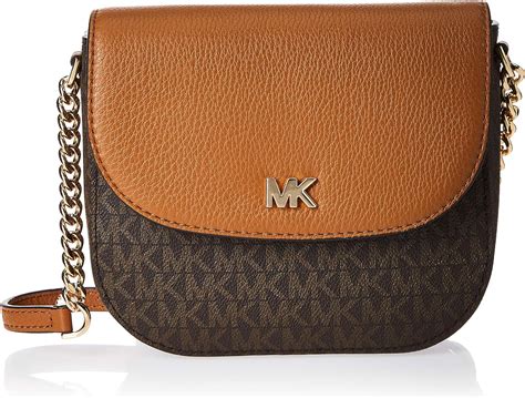 michael kors half dome chain leather crossbody|Amazon.com: Michael Kors Dome Crossbody.